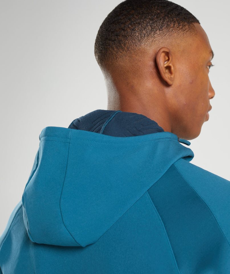 Men's Gymshark Apex Jackets Turquoise | NZ 4DYETI